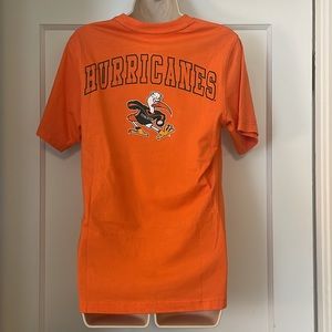 Miami Hurricanes Unisex Tee Size Small